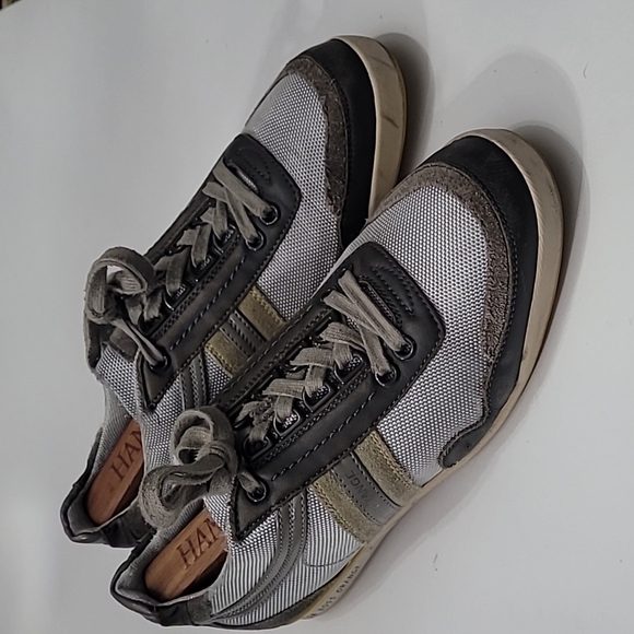 Hugo Boss Orange gray and yellow sneakers size 40(US 8)(Tu1) - Picture 3 of 7